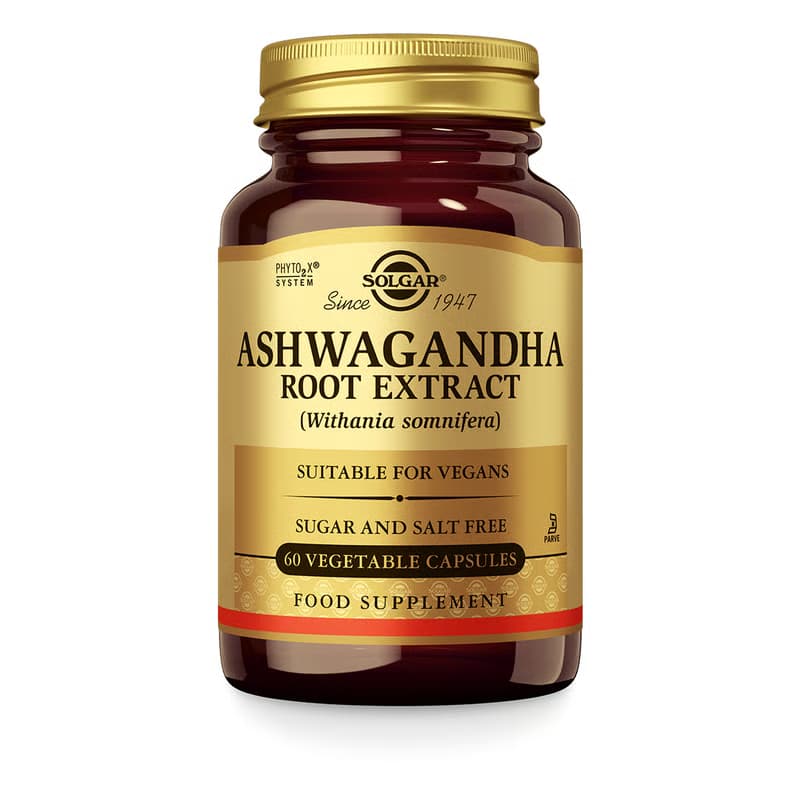 Solgar Ashwagandha Root Extract vegicaps verpakking